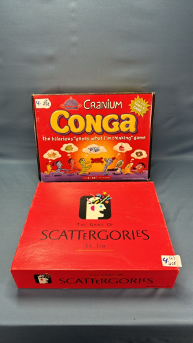 Pair of Games (Cranium Conga and Scattergories)