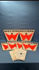 6 Cardboard Western Signs and Supertest Targets