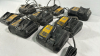 Lot of 8 Dewalt 12/20V Chargers - 5