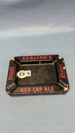 Carling Enameled Ash Tray