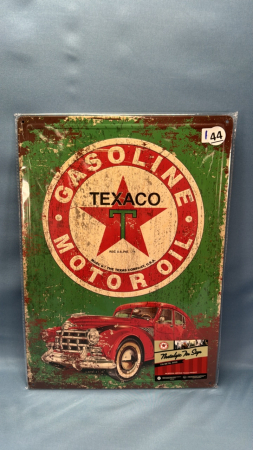 Texaco Repro Tin Sign