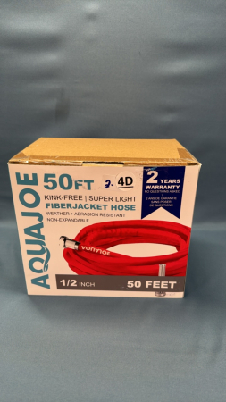 Aquajoe 50ft x 1/2in Fibrejacket Hose