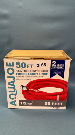 Aquajoe 50ft x 1/2in Fibrejacket Hose