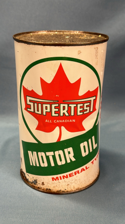 Super Test Motor Oil Tin