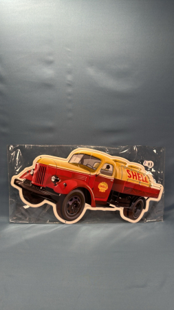 Shell Repro Tin Sign