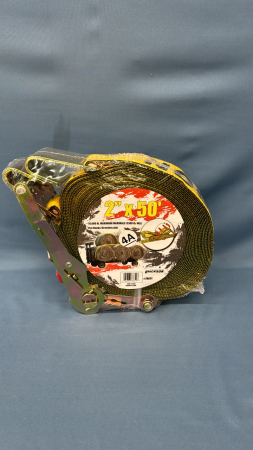 2in x 50ft 3300lb Ratchet Strap