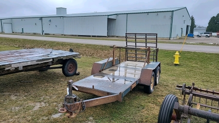 Steel Tandem 4ft x 12ft Reel Trailer