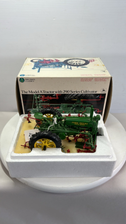 John Deere Model A Tractor with Cultivator