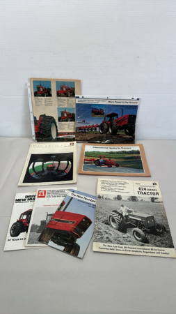 Approx. 8 International Tractor Brochures