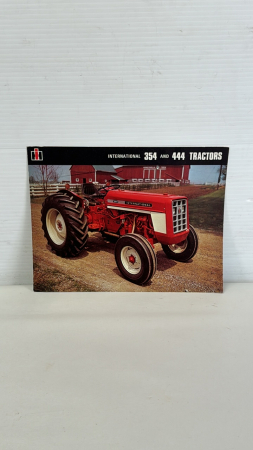 International 354 & 444 Tractor Fold Out Brochures