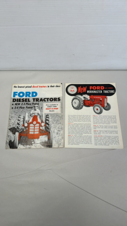 (2) Ford 1960's Tractor Brochures