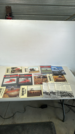 Approx 10 White Farm Equipment Brochures