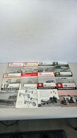 Approx. 10 Cockshutt Implement Brochures