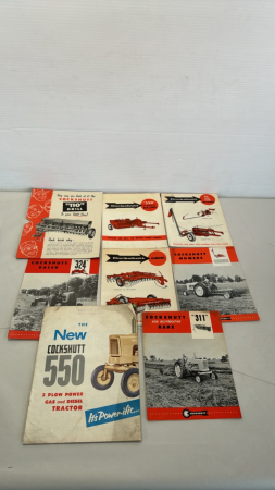Approx. 8 Cockshutt Tractor & Implement Brochures