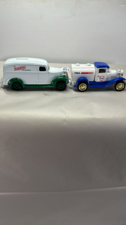 1938 Chev Panel Truck & Fina Model A Tanker