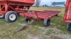 20ft x 8ft Round Bale Wagon