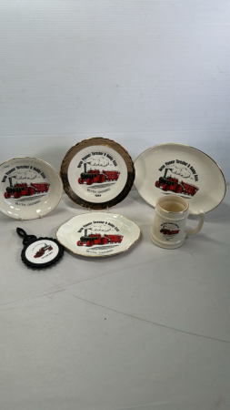 (4) Blyth Steam Show Commerative Plates