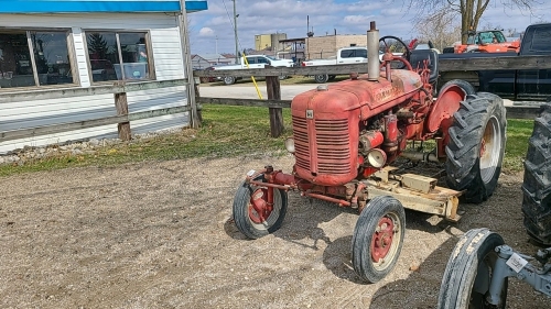 Farmall Super A Gas Tractor w/5ft Mower Deck