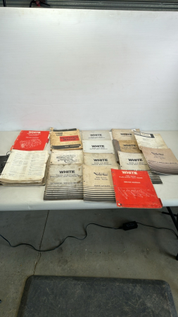 Large Quantity of White Combine & Head Manuals