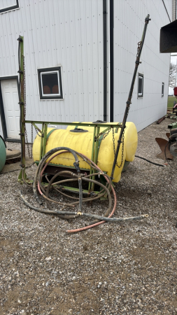 Pair of 200 Gallon Saddle Tanks and Boom