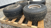 Lot of 4 Golf Cart Tires and Rims - 3