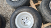 Lot of 4 Golf Cart Tires and Rims - 5