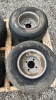 Lot of 4 Golf Cart Tires and Rims - 6
