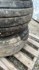 Lot of 4 -12.5L15 Tires and Rims - 8