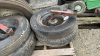 Lot of 8 misc. tires with rims AS IS - 8