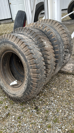 Lot of 4 - 9.00-20 Tires and Tubes