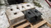(6) 15in Weight Blocks & (12) Small weights - 3