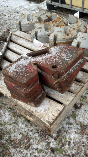 (4) Suitcase Style Tractor Weights