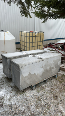 (2) Aluminum Truck Boxes