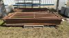 (8) 113in Steel Panels/Gates - 2