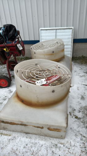 (2) 28in Fans