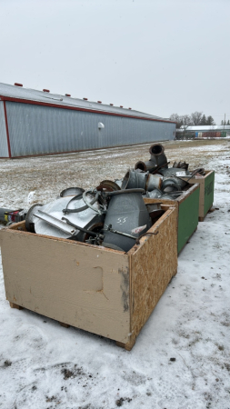 (3) Skids of Clamps, Elbows & Cushion Boxes