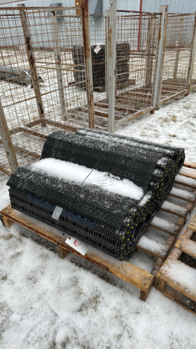 Skid of 30in Plastic Conveyor Belt