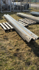 (12) Lengths of 12ft Steel Guard Rail