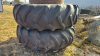 Pair of Goodyear 2.8-38 Snap on Duals - 2