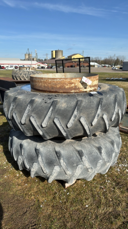 Pair of Firestone 18.4x38 Duals w/Hardware