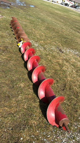18.5ft Length of 14in Auger Flighting