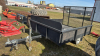 Single Axle Trailer w/Mesh Ramp - 2