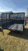 Single Axle Trailer w/Mesh Ramp - 5