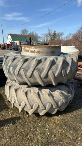 Pair of Goodrich 20.8-38 Snap on Duals w/hardware