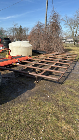 Homemade Steel Bale Rack