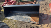 7ft Material Bucket w/skid steer hookup - 2