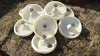 (10) White Plastic Drinkers - 2