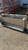 (10) Stainless 5ft Double Sided Feeders