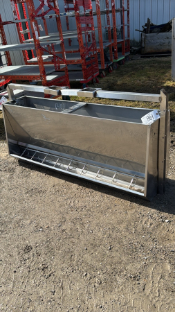 (10) Stainless 5ft Double Sided Feeders