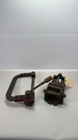3.5in Machinist Vise&Vintage Valve Spring Compressor